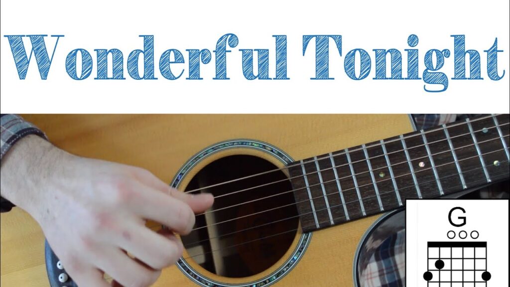 wonderful tonight guitar tutorial