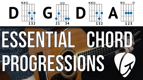 chord progression key of d