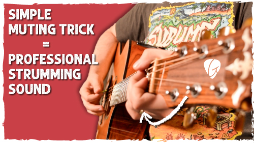 Take your chords & strumming to the next level! How to mute every basic chord shape